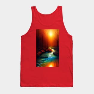 Sunset stream Tank Top